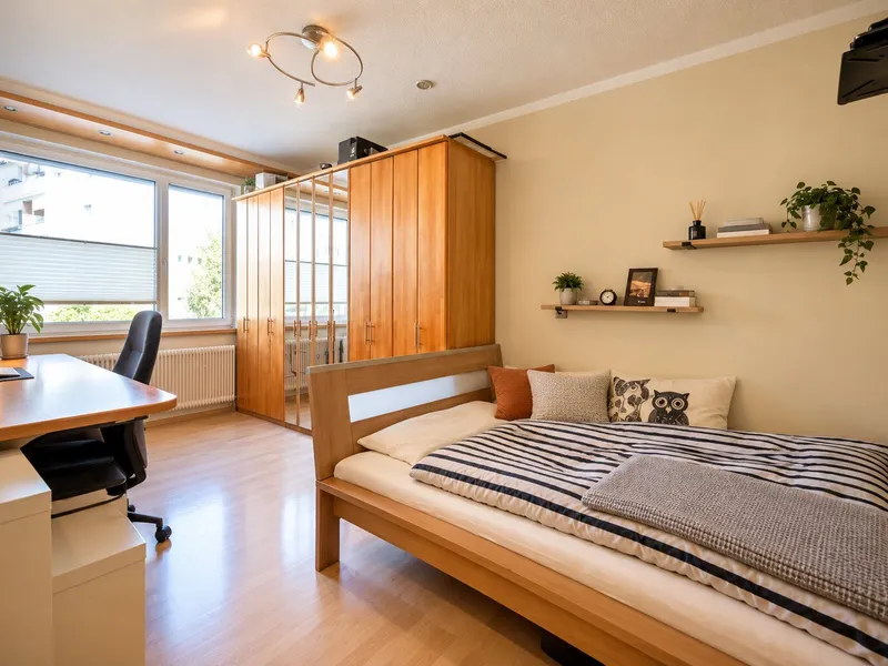 Lichtdurchflutete & gepflegte ca. 82 m² Wohnung mit Lift, Balkon & Gemeinschaftsgarten in Top-Infrastruktur