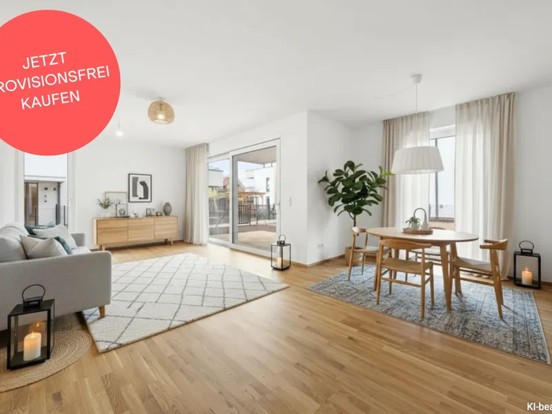 PROVISIONSFREI! Hochwertig konzipierte 3-Zimmer-Wohnung mit Garten | Offene Wohnküche, Schrankraum | Tiefgarage