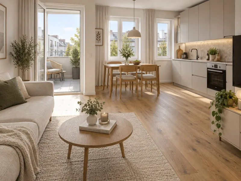 Urbanes Wohnen mit geschützter Loggia