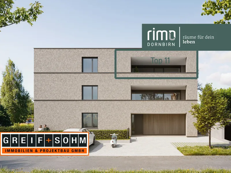 Top 11 | Viel Terrasse für neue Lieblingsmomente mit Blick auf den Gebhardsberg | 3 Zimmer-Dachgeschosswohnung