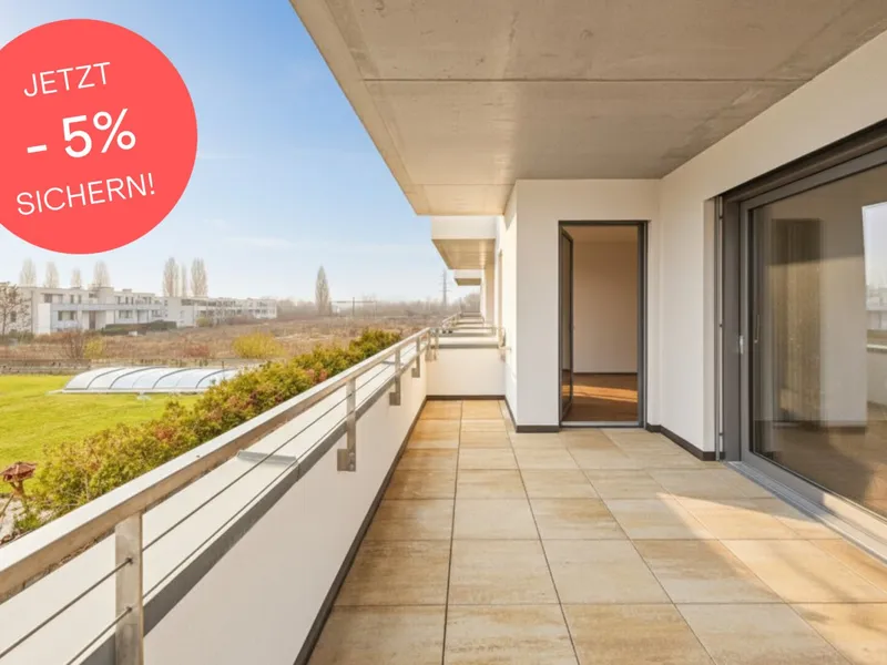 Jetzt 264.000,- statt 278.000,-! 2-Zimmer-Wohnung zum Wohlfühlen: Ca. 57 m² Wohnfläche, ergänzt durch ca. 15 m² überdachte Außenfläche | Morgen- und Abendsonne | Provisionsfrei
