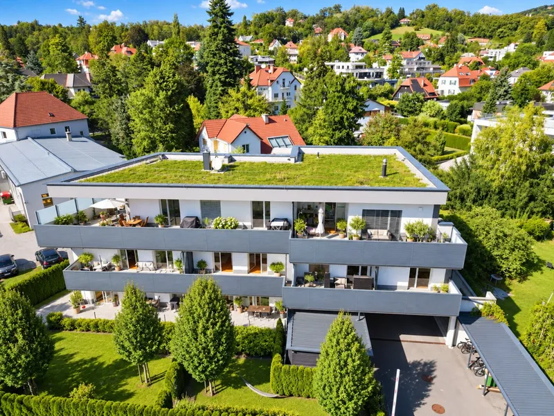 Mariagrün | Helle 2-Zimmer-Wohnung mit 14 m² Terrasse in traumhafter Lage