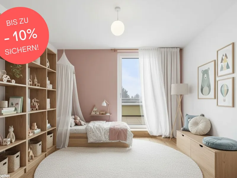 BIS ZU -10% PREISNACHLASS! 3-Zimmer-Dachgeschoßwohnung mit Fernblick | Süd-Ost-Ausrichtung | Rundum-Terrasse | Provisionsfrei
