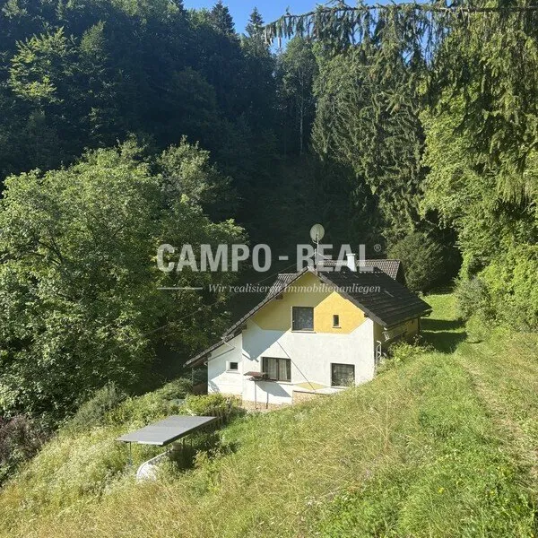 WOHNHAUS - Eigene Wasserversorgung - vollbiologische Kläranlage - unabhängiges Wohnen im abgeschiedenen Grünlandbereich im Pielachtal - Natur pur