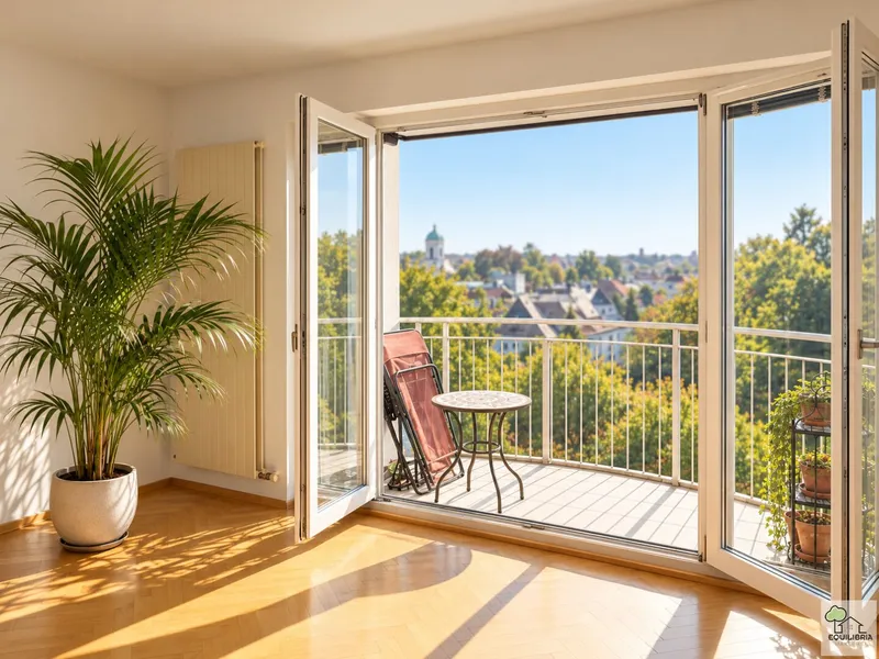 2 Zimmer DG Wohnung  mit Balkon in Döbling