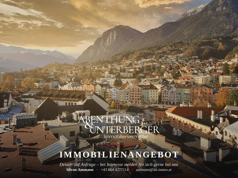 Luxuriöse 4-Zimmer Wohnung in Innsbruck, vollrenoviert mit Terrasse & Tiefgarage!