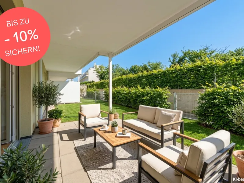 BIS ZU -10% PREISNACHLASS! Ideal geplante 4-Zimmer-Gartenwohnung | Zwei Bäder | Viel Privatsphäre | Provisionsfrei