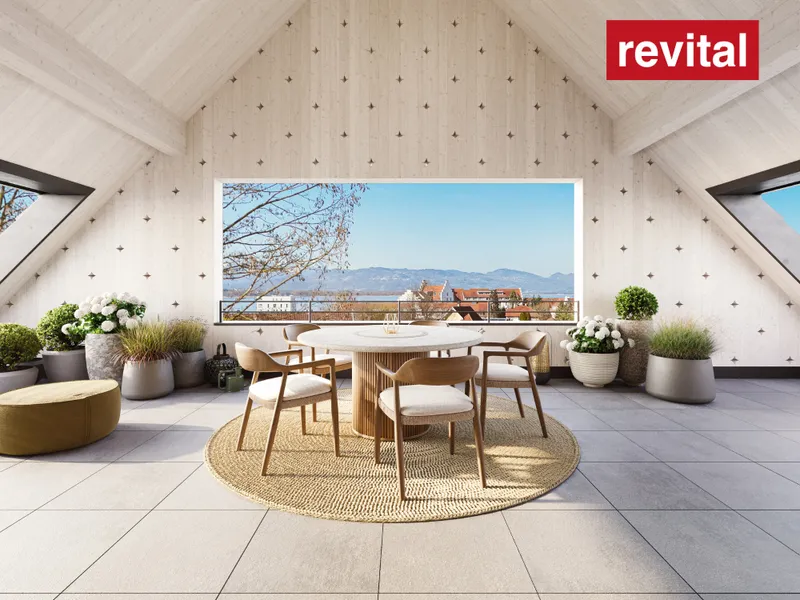 Dachgeschosswohnung mit Seeblick – das Zentrum im Rücken, den See vor der Nase - Top B7