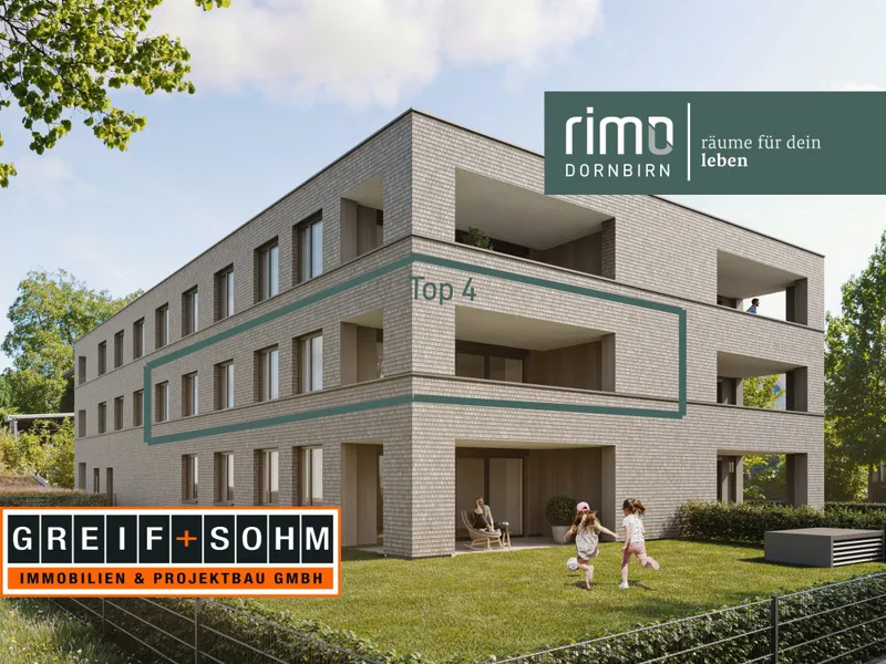 Top 4 | Platz für Familie und Abendsonne | 4 Zimmer-Terrassenwohnung