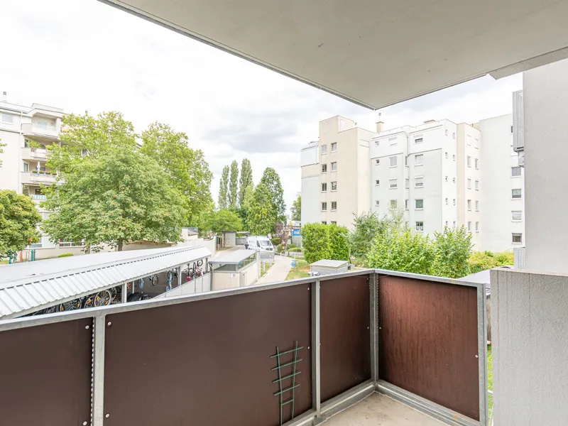 Helle 2-Zimmer Wohnung mit Balkon nahe S-Bahn Jedlersdorf