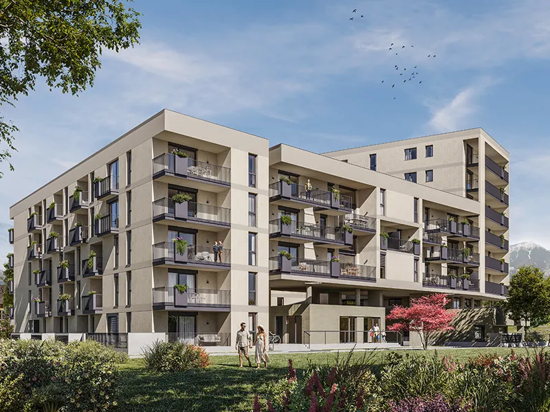 Großzügige, ideal aufgeteilte 3-Zimmer Wohnung mit Südbalkon (Top A1.1)