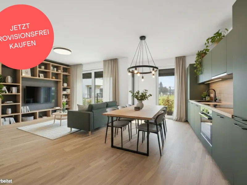 PROVISIONSFREI! Durchdacht geplante 3-Zimmer-Gartenwohnung | Schrank- und Abstellraum | Sofort vermietbar