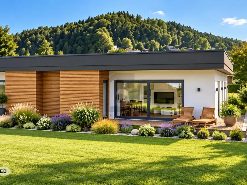 NEUBAUPROJEKT IN SCHALCHEN - ZWEI MODERNE HAUSHÄLFTEN AUF EINER EBENE
