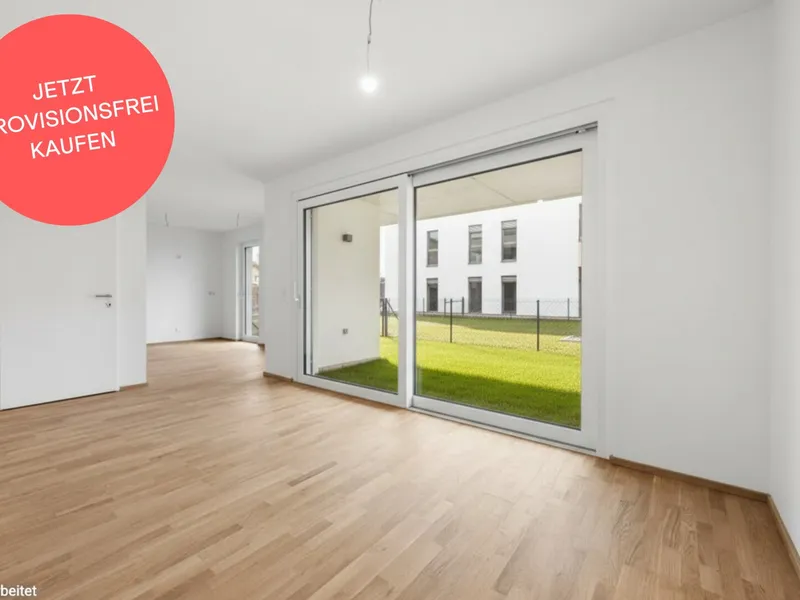 PROVISIONSFREI! Lichtdurchflutete 2-Zimmer-Wohnung mit Garten | Ideal geschnitten für viel Raum | Bezugsfertig