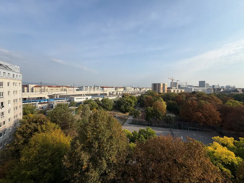 WALDMÜLLERPARK & zukünftige U2 "Matzleinsdorfer Platz": 2 Zimmer mit sehr schönem Weitblick | 7. Stock