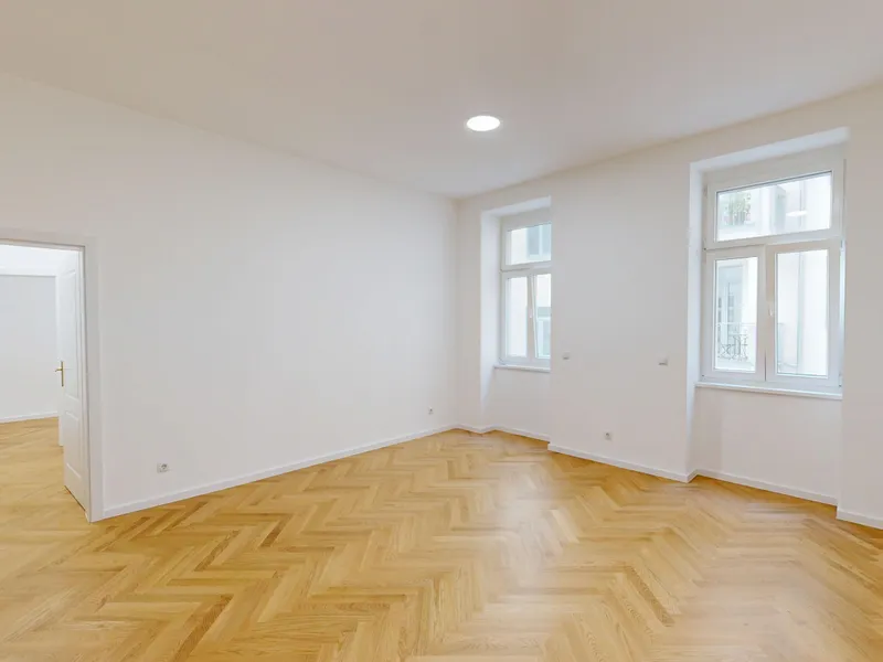Kernsanierter 4-Zimmer-Altbau mit über 3 m Raumhöhe | Absolute Hofruhelage nahe 1040 Wien