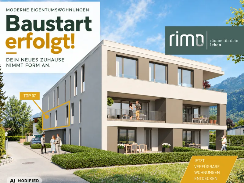 2-Zimmerwohnung mit Terrasse - Top 07
