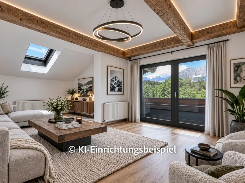 Dachgeschosswohnung in Ruhelage mit Kaiserblick