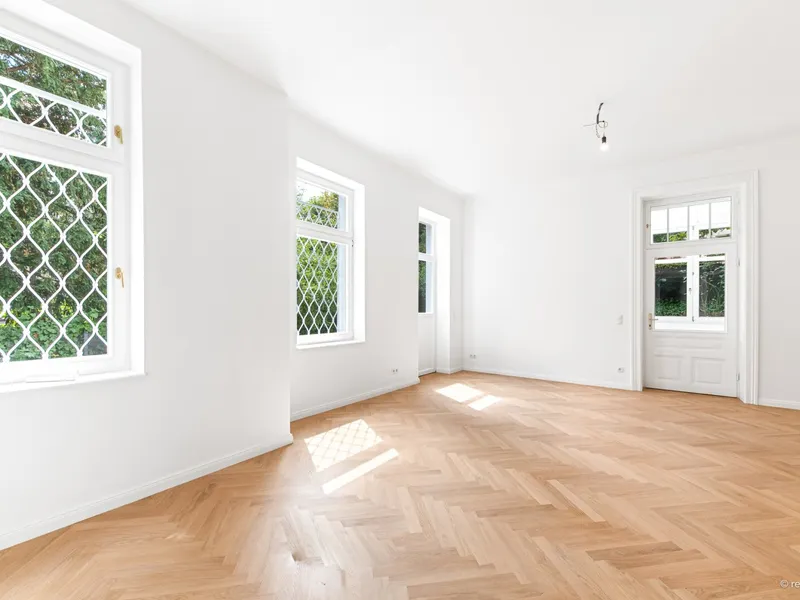Altbau trifft Grünidylle I 3 Zimmer Gartenwohnung mit Veranda