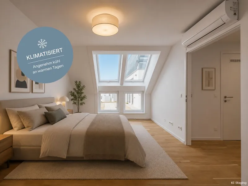Dachgeschosswohnung mit Balkon nahe Alte Donau | 1210 Wien
