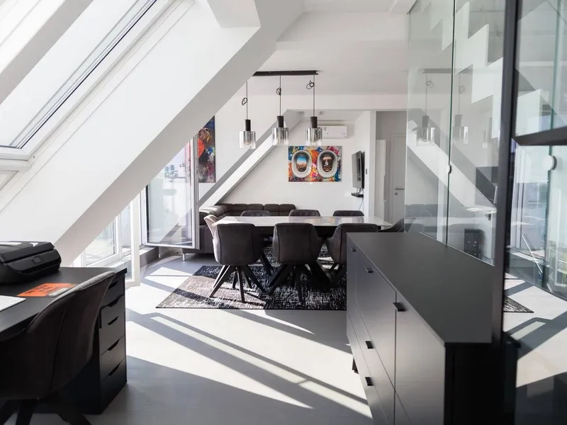EXKLUSIVES PENTHOUSE I Dachterrasse mit 360°-Panoramablick