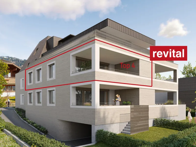 Exklusive 3-Zimmer-Terrassenwohnung mit Abendsonne und Blick ins Grüne - Bezugsbereit Ende 2026