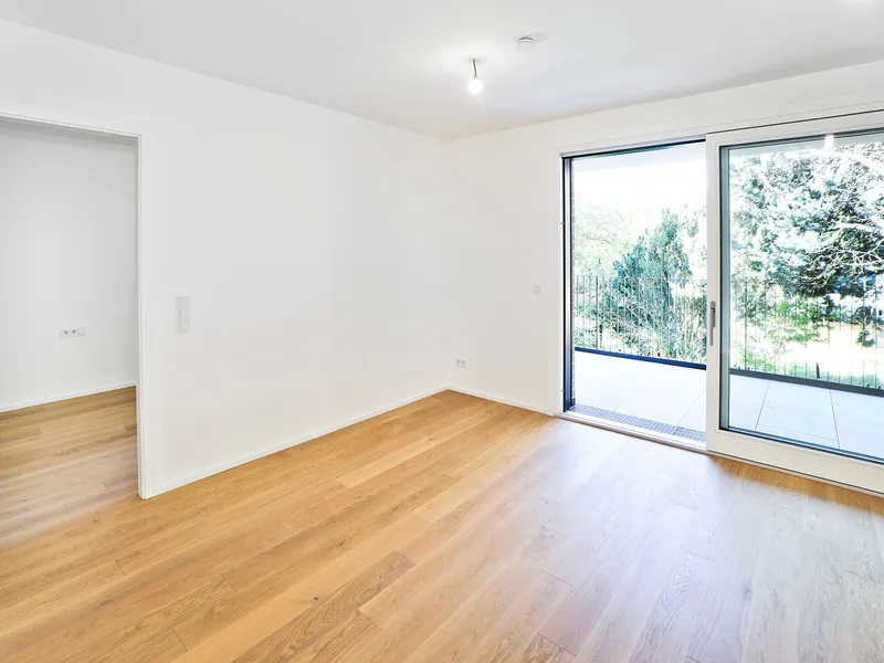 Luxus Gartenwohnung | Erstbezug | 2 Zimmer | WOLKE SIEBEN