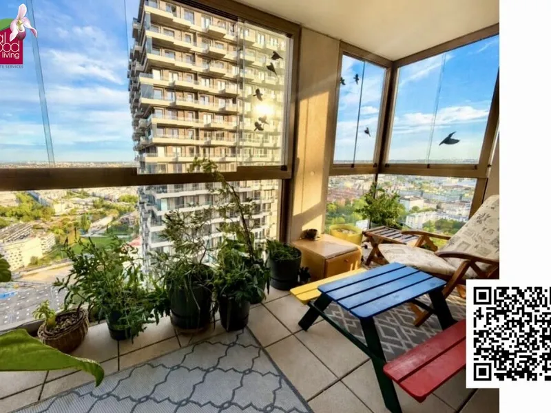 High-Floor Living im Helio Tower – Stilvolle 3-Zimmer-Wohnung mit Panorama-Fernblick!