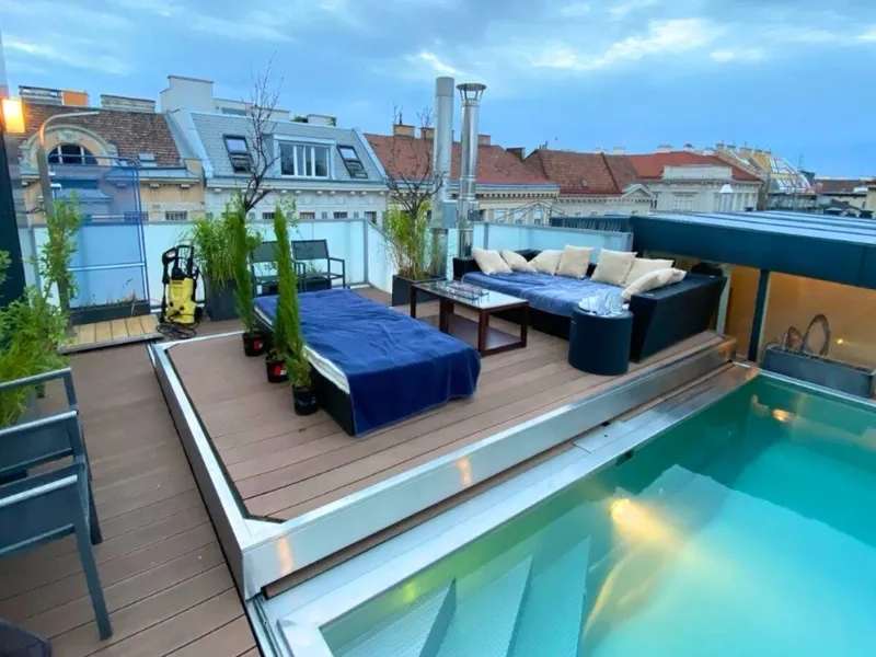 Exklusives DG-Penthouse mit Pool