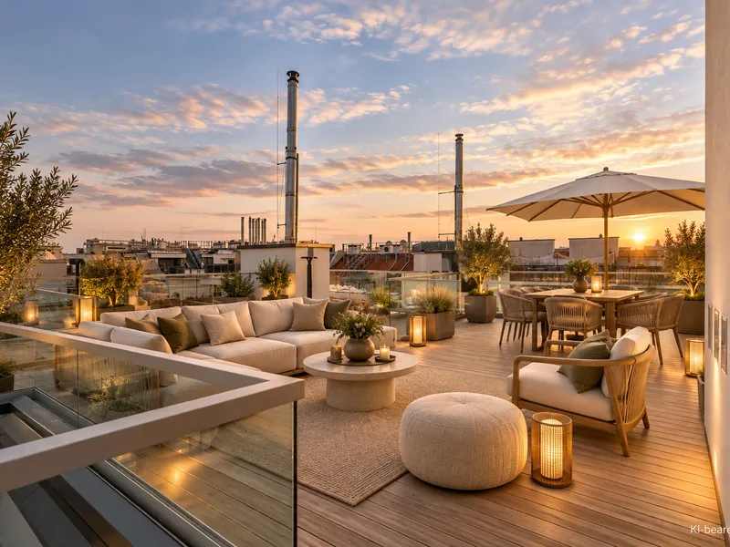 Eleganter Altbau mit modernem Penthouse-Dachausbau