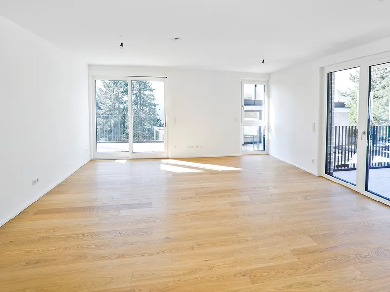 Sonnige 3-Zimmer-Gartenwohnung mit Terrasse & Garage – Erstbezug!