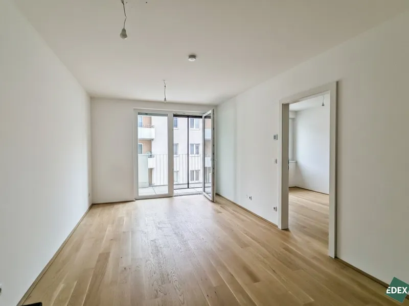 Wohnen mit 10m² Terrasse: Schöne 2-Zimmer-Wohnung nahe der U1!