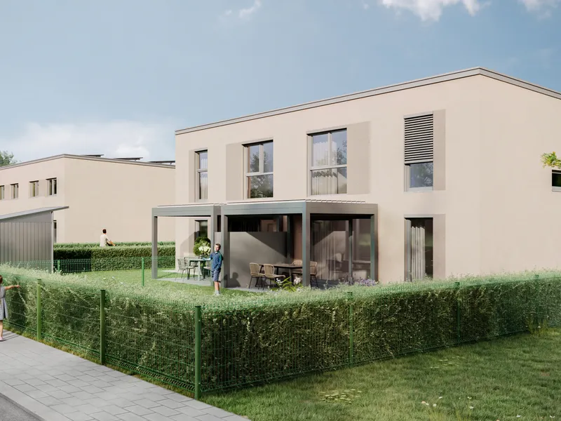 Niedrigstenergie-Doppelhaushälfte 2A in Königstetten: Erstbezug, rd. 112 m² Wohnnutzfläche, 4 Zimmer
