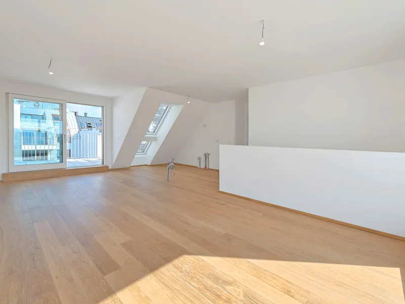 THE TEMPTATION - Dachgeschoss-Maisonette mit 2 Terrassen + Balkon | 33 m² Freifläche, 4 Zimmer