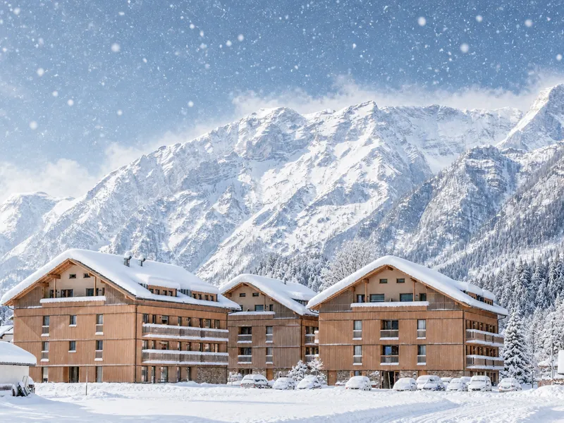 Dormio Aparthotel Hinterstoder: Typ C1 im 2. Obergeschoss