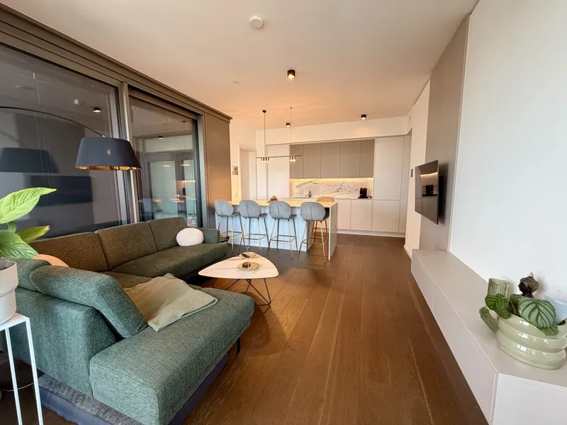 Exklusives Wohnen über der Donau - Voll ausgestattete 2,5-Zimmer-Wohnung in den DANUBEFLATS zur Miete!