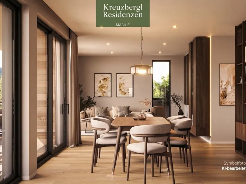 Kreuzbergl Residenzen - Moderne Dachgeschosswohnung mit großzügiger Terrasse