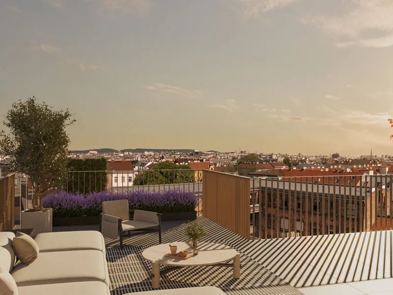 Exklusives 4-Zimmer-Penthouse mit großzügiger Terrasse | Erstbezug in 1050 Wien