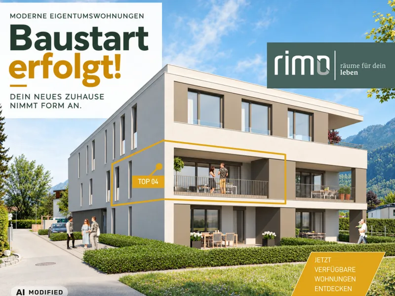 3-Zimmerwohnung mit Terrasse - Top 04