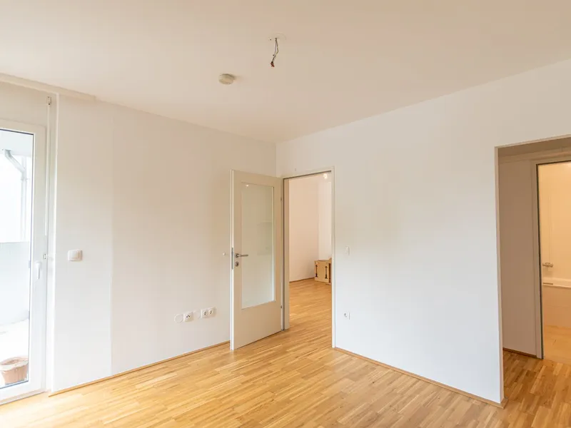 Helle 2-Zimmer Wohnung mit Balkon nahe S-Bahn Jedlersdorf