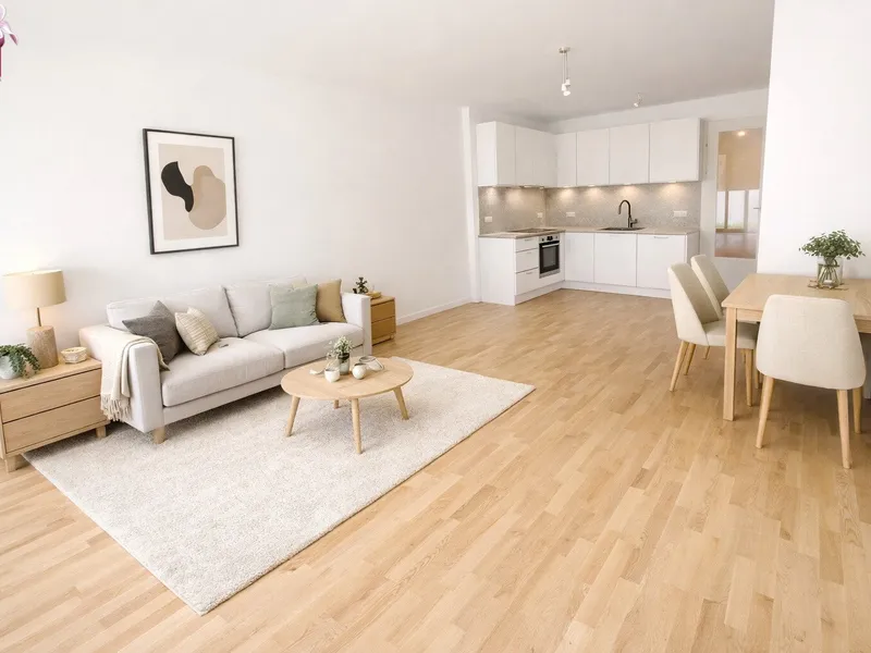 Exklusiver Erstbezug im begehrten Cottageviertel + Moderne 2-Zimmer Wohnung mit Terrasse & Garten