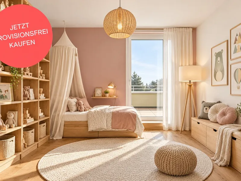 3-Zimmer-Dachgeschoßwohnung mit Fernblick | Süd-Ost-Ausrichtung | Rundum-Terrasse | Provisionsfrei