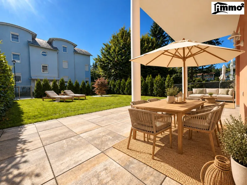 Charmante 2-Zimmer-Gartenwohnung mit Terrasse in seenaher Lage in Velden am Wörthersee!