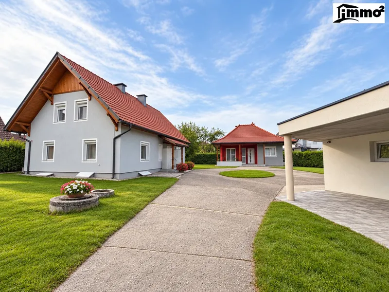 Wunderschönes Anwesen mit Mehrfamilienhaus / Bungalow & Doppelgarage