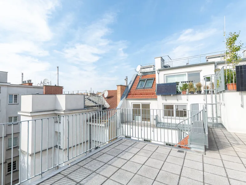 Exklusive DG-Wohnung mit rund 67 m² Dachterrasse in 1040