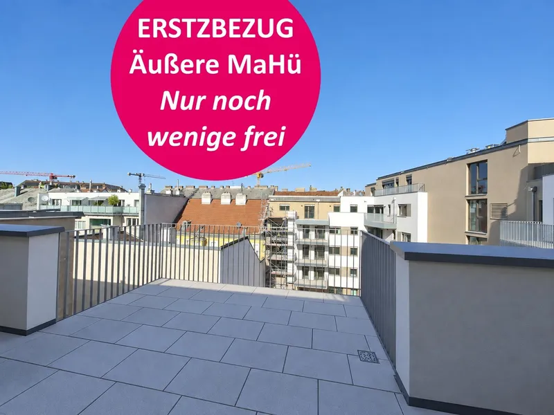 Wiener Stadtoase – ERSTBEZUG - nachhaltiges Energiekonzept – Mit Balkon, Loggia, Terrasse oder Garten