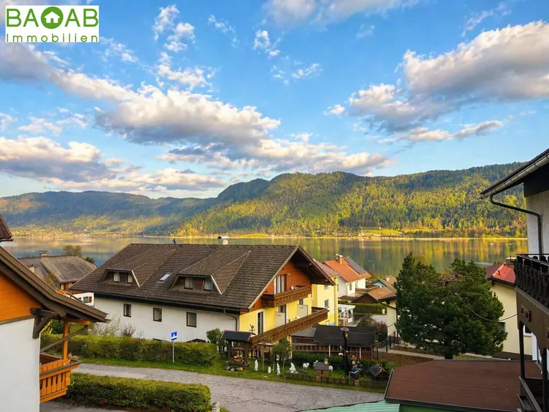 Seeblick-Maisonette am Ossiacher See | Zweitwohnsitz möglich | inkl. Carport