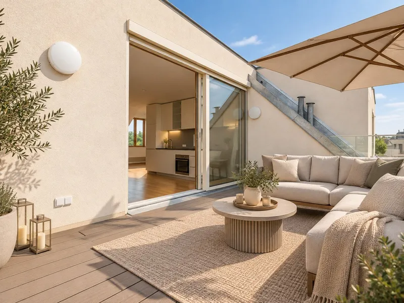 Sandleiten 64 | Exklusive 2-Zimmer-Dachgeschosswohnung mit Terrasse und Klimaanlage