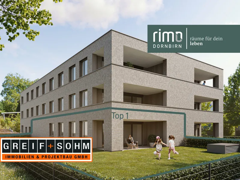 Top 1 | Abendsonne auf der Westterrasse | 3 Zimmer-Gartenwohnung