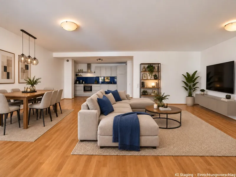 126 M² WOHNFLÄCHE IM 1. OBERGESCHOSS | 2 Zimmer, Eigengarten, 2 Loggien & Garage